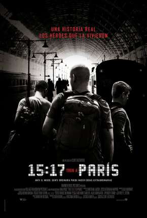 Capa para download torrent de Filme 15h17 - Trem Para Paris