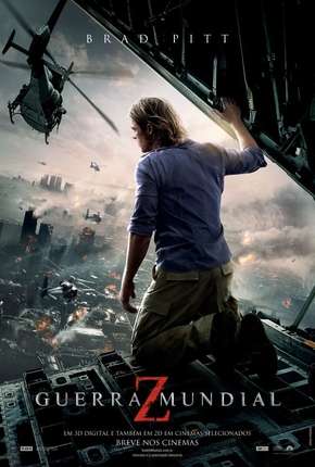Capa para download torrent de Filme Guerra Mundial Z - Sem Cortes