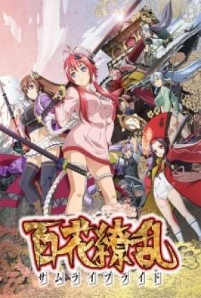 Capa para download torrent de Desenho Hyakka Ryouran - Samurai Bride Legendado