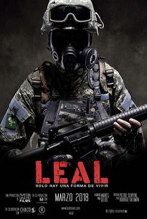 Capa para download torrent de Filme Leal, solo hay una forma de vivir
