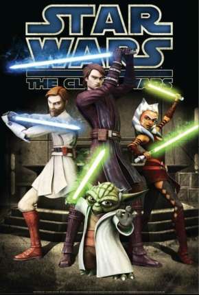 Capa para download torrent de Desenho Star Wars - A Guerra dos Clones - Todas as Temporadas