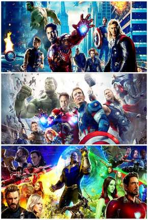 Capa para download torrent de Filme Vingadores - Todos os Filmes