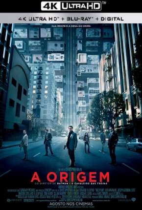 Capa para download torrent de Filme A Origem 4K