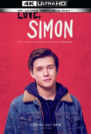 Capa para download torrent de Filme Com Amor, Simon - 4K