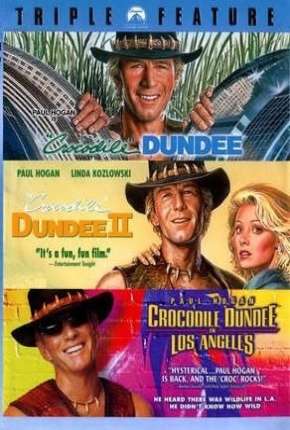 Capa para download torrent de Filme Crocodilo Dundee 1, 2 e 3