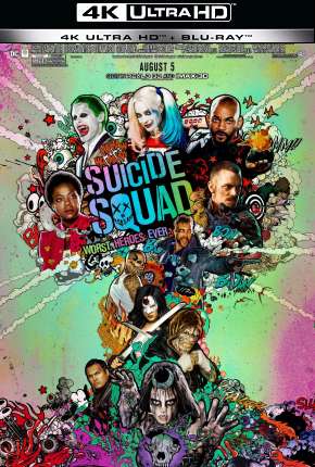 Capa para download torrent de Filme Esquadrão Suicida - Versão do Cinema - 4K