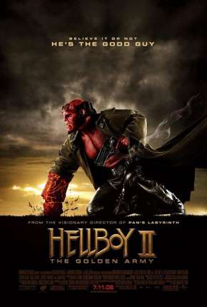 Capa para download torrent de Filme Hellboy II - O Exército Dourado