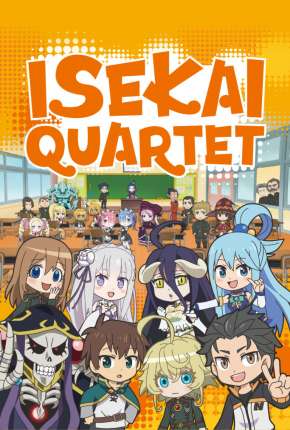 Capa para download torrent de Desenho Isekai Quartet - Legendado
