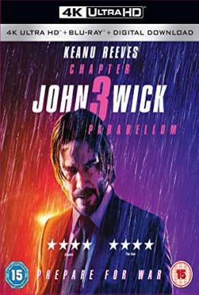 Capa para download torrent de Filme John Wick 3 - Parabellum 4K HDR