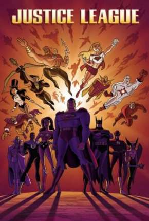 Capa para download torrent de Desenho Liga da Justiça - Completo