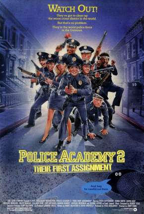 Capa para download torrent de Filme Loucademia de Polícia 2 - A Primeira Missão