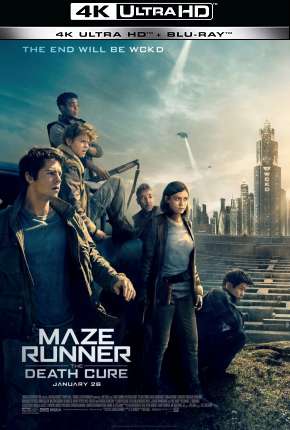 Capa para download torrent de Filme Maze Runner - A Cura Mortal - 4K