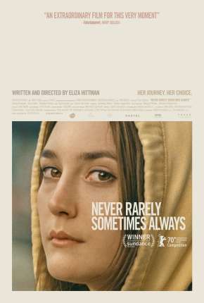 Capa para download torrent de Filme Never Rarely Sometimes Always - Legendado
