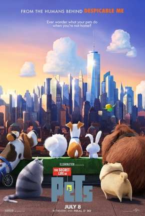 Capa para download torrent de Filme Pets - A Vida Secreta dos Bichos BD-R