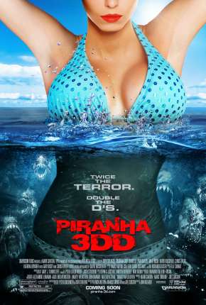 Capa para download torrent de Filme Piranha 2
