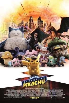 Capa para download torrent de Filme Pokémon - Detetive Pikachu