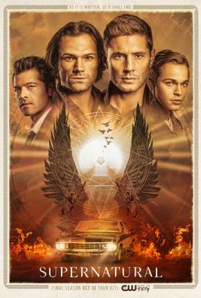 Capa para download torrent de Série Sobrenatural - Supernatural 15ª Temporada