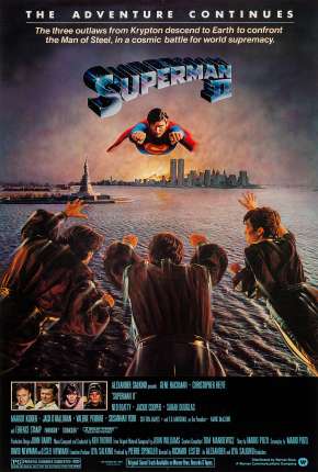Capa para download torrent de Filme Superman II - A Aventura Continua