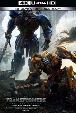 Capa para download torrent de Filme Transformers - O Último Cavaleiro - IMAX - 4K