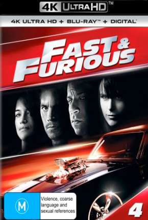 Capa para download torrent de Filme Velozes e Furiosos 4 - 4K