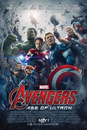 Capa para download torrent de Filme Vingadores - Era de Ultron (60 FPS)