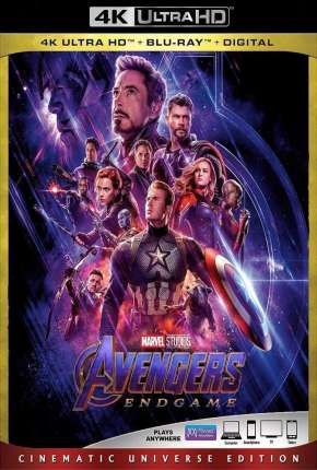 Capa para download torrent de Filme Vingadores - Ultimato 4K HDR