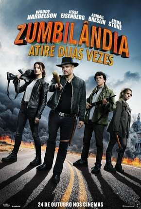 Capa para download torrent de Filme Zumbilândia - Atire Duas Vezes