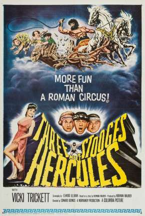 Capa para download torrent de Filme Os Três Patetas com Hércules no Olimpo