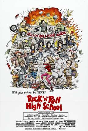 Capa para download torrent de Filme Rock N Roll High School - Legendado