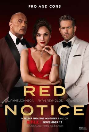 Capa para download torrent de Filme Alerta Vermelho - Red Notice