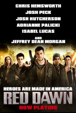 Capa para download torrent de Filme Amanhecer Violento - Red Dawn 2012