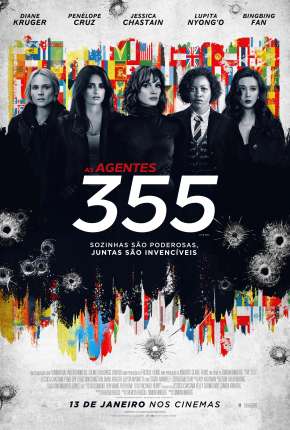 Capa para download torrent de Filme As Agentes 355 - The 355