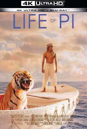 Capa para download torrent de Filme As Aventuras de Pi - 4K