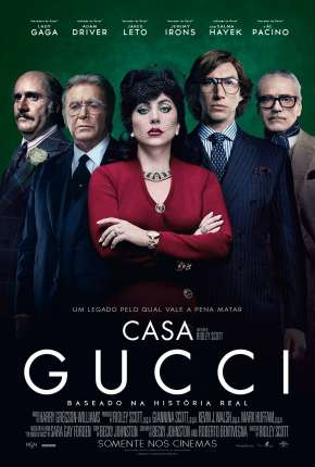Capa para download torrent de Filme Casa Gucci