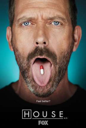 Capa para download torrent de Série Dr. House 1ª até 8ª Temporada Completa