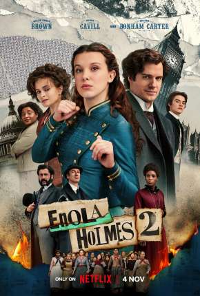 Capa para download torrent de Filme Enola Holmes 2