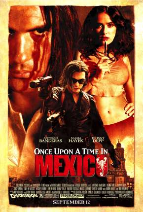 Capa para download torrent de Filme Era Uma Vez no México - Once Upon a Time in Mexico