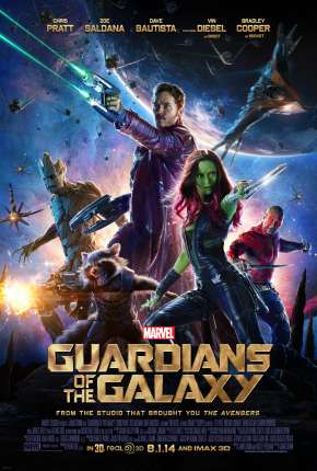 Capa para download torrent de Filme Guardiões da Galáxia - IMAX