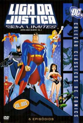 Capa para download torrent de Desenho Liga da Justiça Sem Limites