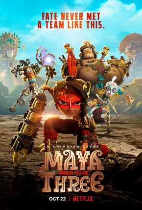Capa para download torrent de Desenho Maya e os 3 Guerreiros - Legendado