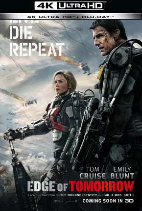 Capa para download torrent de Filme No Limite do Amanhã - 4K