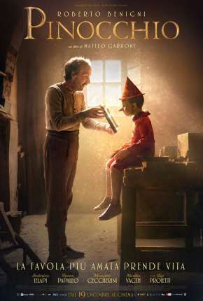 Capa para download torrent de Filme Pinóquio - Pinocchio