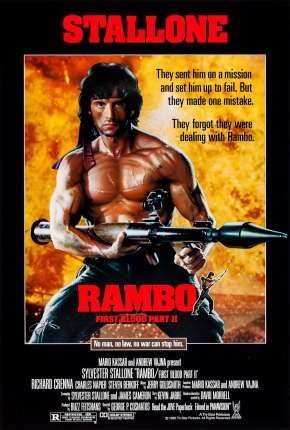 Capa para download torrent de Filme Rambo II - A Missão