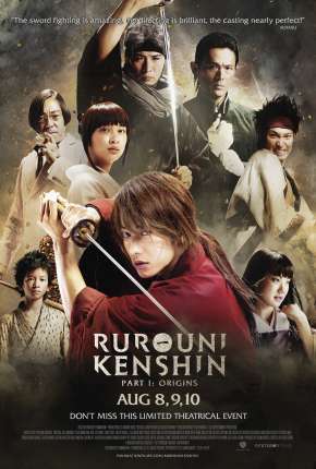 Capa para download torrent de Filme Samurai X - Rurôni Kenshin: Meiji kenkaku roman tan - Trilogia