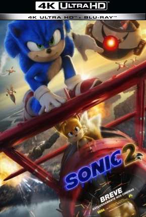Capa para download torrent de Filme Sonic 2 - O Filme 4K