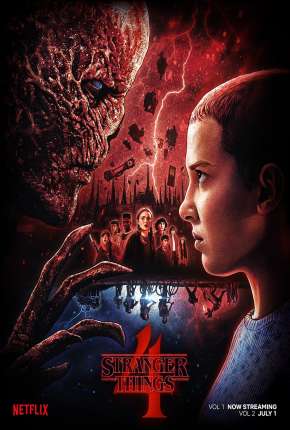 Capa para download torrent de Série Stranger Things - 4ª Temporada Parte 1 e 2