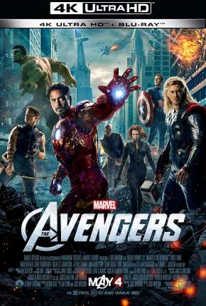 Capa para download torrent de Filme The Avengers - Os Vingadores - 4K