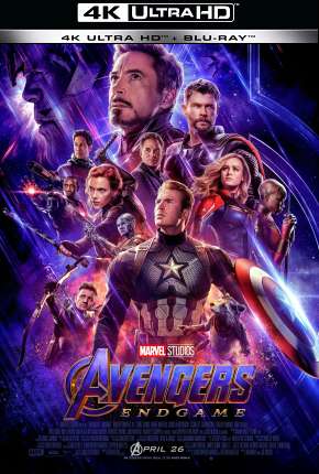 Capa para download torrent de Filme Vingadores - Ultimato - 4K