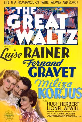 Capa para download torrent de Filme A Grande Valsa / The Great Waltz - Legendado