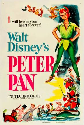Capa para download torrent de Filme As Aventuras de Peter Pan / 1953